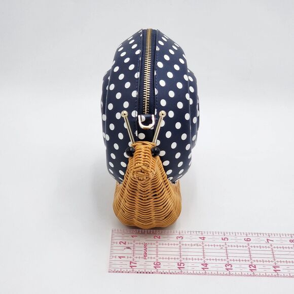Kate Spade Scarlett Snail Wicker Enchanted Forest Nightcap Crossbody Bag NWT - Picture 8 of 9